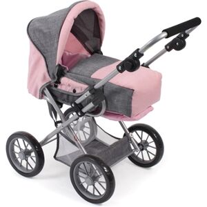 Bayer-Chic BAYER CHIC 2000 Poussette poupon combinée LENI mélange gris/rose