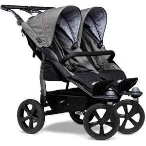 tfk Poussette double côte à côte Duo Ecco Premium gris