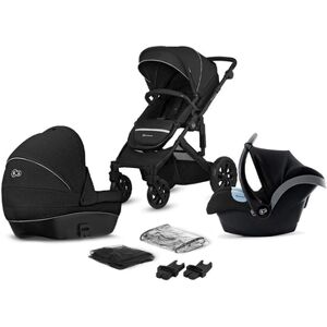 Kinderkraft Poussette trio combinée 3en1 Prime Lite Deep Black