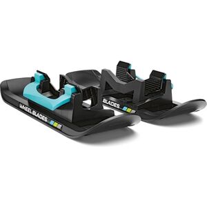 Nicon-Tec Wheelblades Ski pour poussette double XL noir/bleu