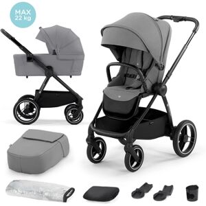 Kinderkraft Poussette duo combinée 2en1 NEA platinum gray