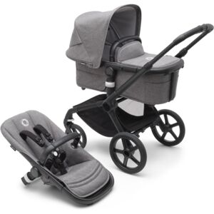 bugaboo Poussette duo combinée 2en1 Fox 5 siège Black/Grey Melange