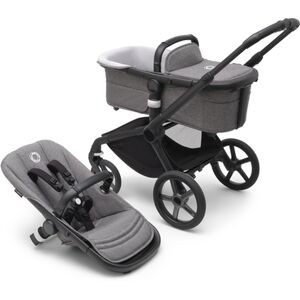 bugaboo Poussette duo combinée 2en1 Fox 5 Base Black/Grey Melange