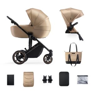 Kinderkraft Poussette duo combinée 2en1 PRIME 2 Sandrose Beige