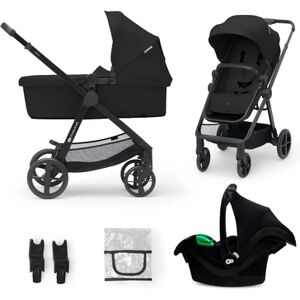 Kinderkraft Poussette trio combinée 3en1 Newly Mink Pro Classic Black