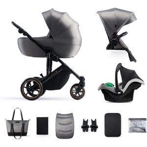 Kinderkraft Poussette trio combinée 3en1 Prime2 Mink Pro Shadow Grey