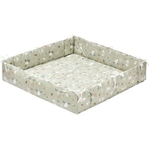 Alvi® Matelas de parc bébé Baby Forest 70x70/100x100 cm 100x100 cm