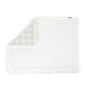 CHILDHOME Matelas de parc bébé Vichy forêt 75x95 cm 75x95 cm