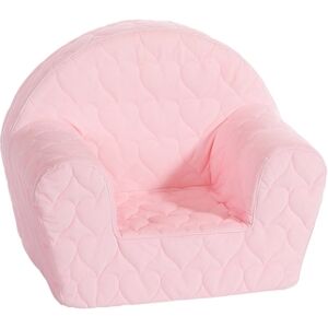 knorr toys® knorr® toys Fauteuil club enfant Cosy heart rose mousse