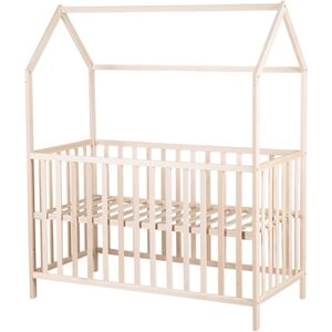 kindsgard Lit cabane enfant lillehus bois 60x120 cm naturel 60x120 cm