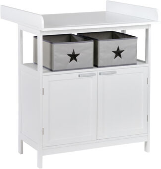 roba Commode table à langer Hamburg bois blanc