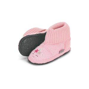 Sterntaler Chaussons visage de licorne rose 27/28