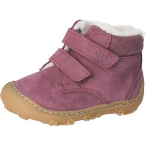 PEPINO Chaussures basses enfant scratch Nico prune larges 23