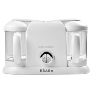 BEABA Robot cuiseur mixeur Babycook® Duo 4en1 blanc/argenté