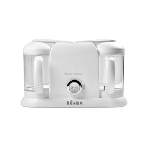 BEABA Robot cuiseur mixeur Babycook® Duo 4en1 blanc/argenté - Publicité