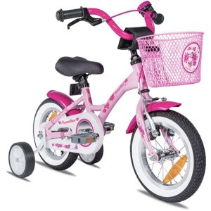 PROMETHEUS BICYCLES® Vélo enfant HAWK 12 pouces, rose/blanc