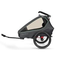 Qeridoou00ae Remorque de vélo enfant Kidgoo2 Ivy Green