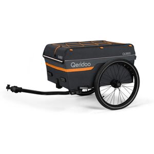 Qeridoo Remorque pour vélo pour bagages Qubee Grey 130 l