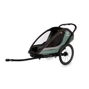 hamax Remorque de vélo enfant Cocoon réglage position couchée green/black