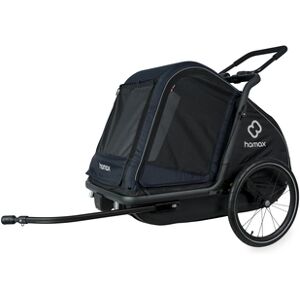 hamax Remorque de vélo pour chien Pluto L navy blue/black