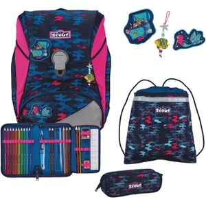 Scout Cartable d'école enfant Alpha Magic Sea