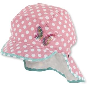 Sterntaler casquette à visière avec protection du cou rouge clair 47 cm