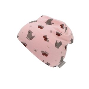 Sterntaler Bonnet Slouch papillon/chat rose