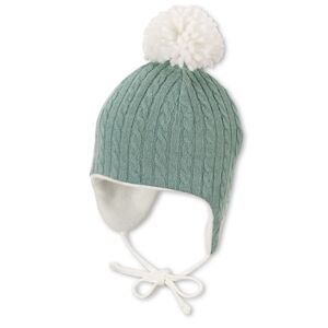 Sterntaler Bonnet Inka motif torsadé vert