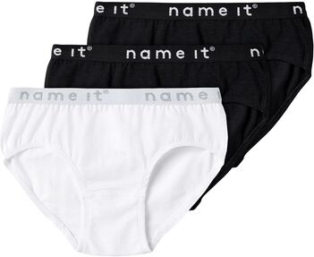 name it Slip pack de 3 Black