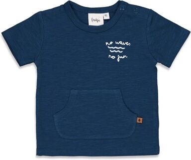 Feetje T-shirt No Waves No Fun Indigo