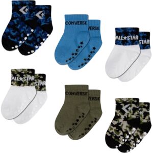 Converse Lot de 6 chaussettes Camouflage 6 - 12 mois