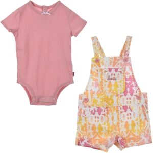 Levis Levi's® set salopette et body rose/jaune 74 (9 mois)