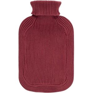 fashy® Bouillotte enfant housse mailles col roulé bordeaux 2 l