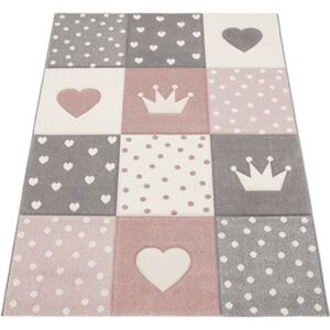 Paco Home Tapis enfant Cos 339 rose 240x340 cm