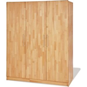 Pinolino Armoire enfant 3 portes Natura, bois