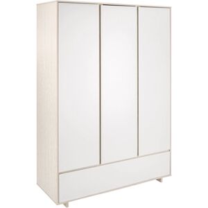 Schardt Armoire enfant 3 portes bois Capri White