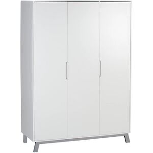 Schardt Armoire enfant 3 portes Florence bois blanc