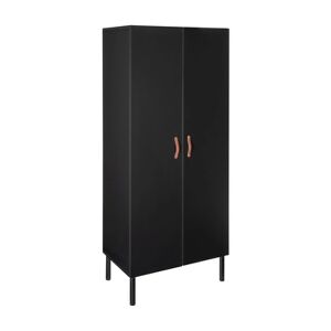 Schardt Armoire enfant 2 portes Melody Black bois