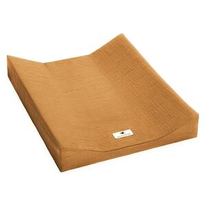 Zöllner JULIUS ZÖLLNER Housse de matelas à langer mousseline cannelle 50x65 cm 50x65 cm