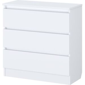 Polini Kids Commode à langer Simple bois blanc 80x80 cm