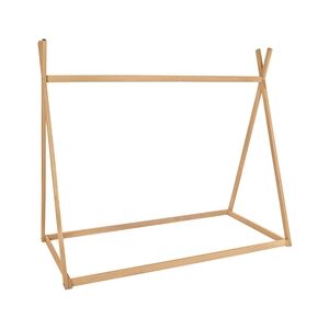 kindsgard Lit cabane au sol enfant skjuly bois naturel 70x140 cm 70x140 cm