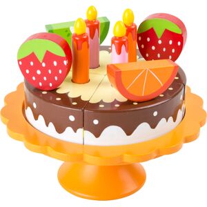 small foot® Accessoire pour cuisine enfant gâteau d'anniversaire à découper bois