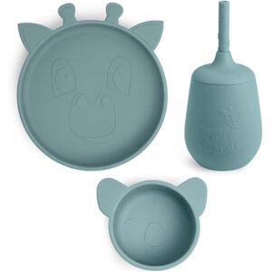 nuuroo Kit vaisselle enfant Dian girafe silicone Lead 3 pièces