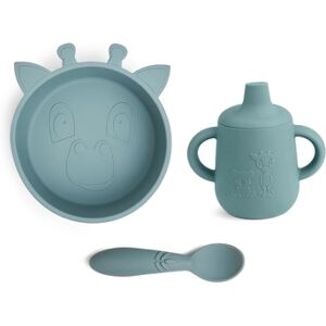 nuuroo Kit vaisselle enfant Elias girafe silicone Lead 3 pièces