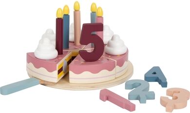 small foot® Accessoire pour cuisine enfant gâteau d'anniversaire à découper...