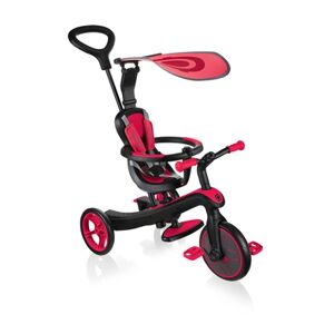 Globber Tricycle draisienne évolutif Explorer Trike 4en1, rouge