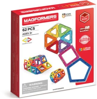 MAGFORMERS® Jeu magnétique kit de complément 62 pièces