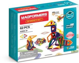 MAGFORMERS® Jeu magnétique Designer 62 pièces