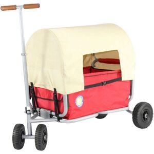 BEACHTREKKER Chariot de transport à main enfant pliable LiFe rouge, frein de...