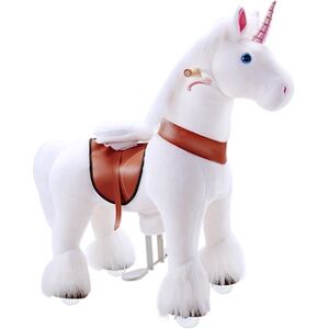 PonyCycle® Licorne à monter enfant blanc frein, grand